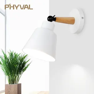 Настенный светильник, скандинавские светодиодный ные лампы, алюминиевый настенный светильник для бара, кафе, домашнего освещения, спальни, прикроватный светильник, светильники для домашнего декора