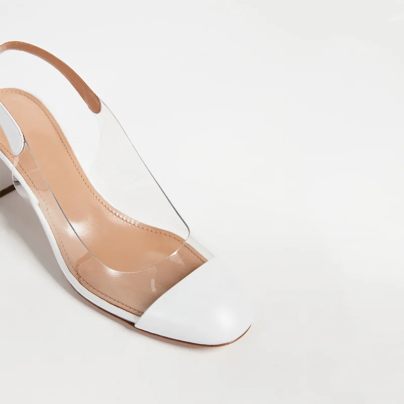 Оптические белые женские туфли-лодочки на каблуке 50 мм пикантные модные туфли из