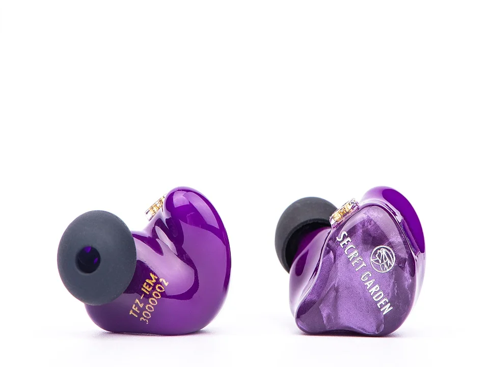 004 Purple TFZ SECRET GARDEN 3 3BA 3 Knowles драйверы HiFi 2Pin 0,78 мм аудиофиловые наушники-вкладыши - Цвет: 004 Purple