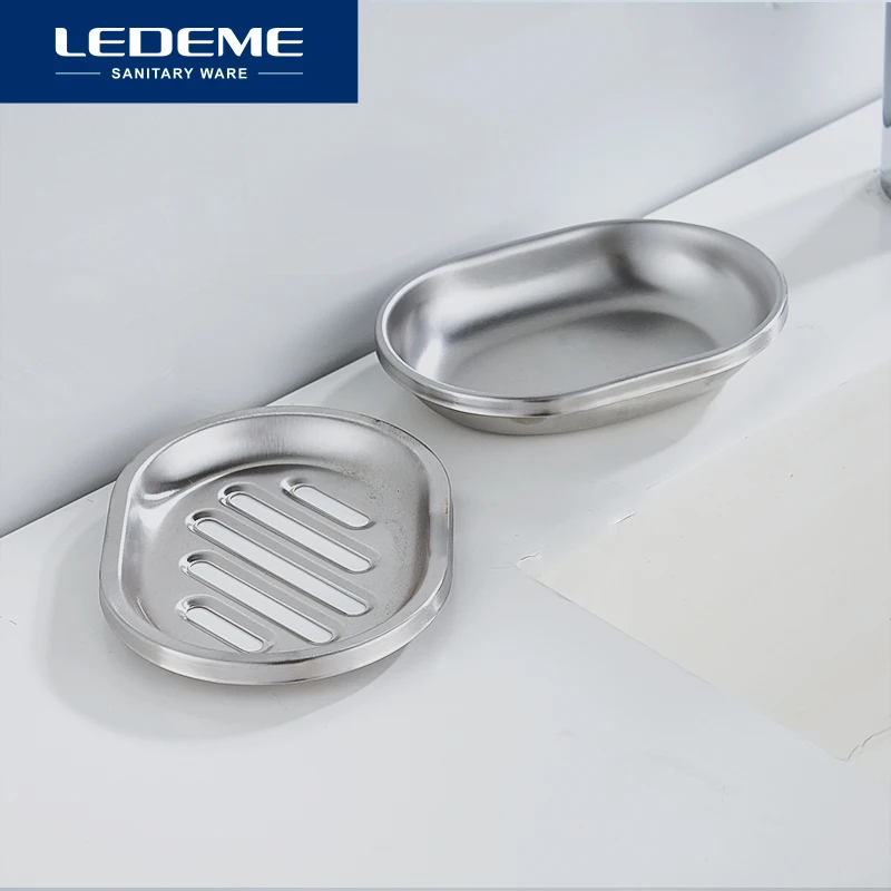 Держатель для мыла LEDEME Коробка без сверления нержавеющая сталь коробка мыльницы