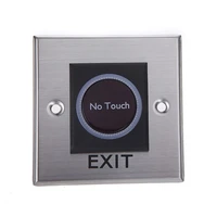 door touchless button door release with led ir button for access control system