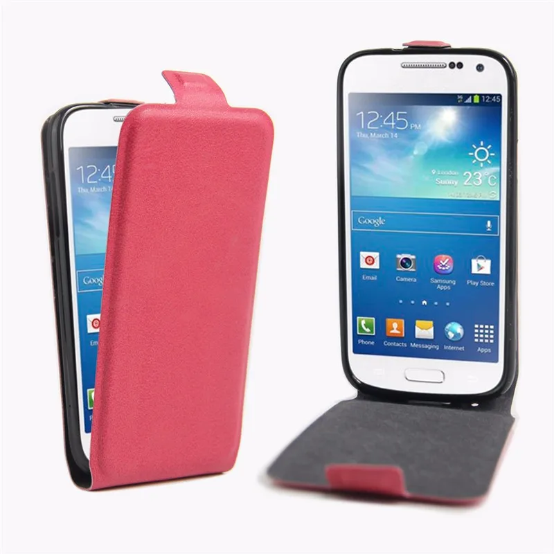 Обложка на заднюю панель из искусственной кожи чехол для samsung Galaxy S4 мини I9190 I9192 I9195 GT-i9190 GT-i9192 GT-i9195 Duos чехол Защитный флип-чехол для телефона