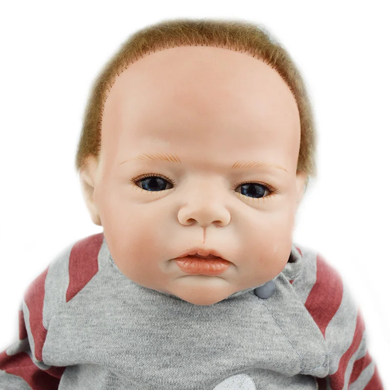 55 см Alive Bebe реалистичные куклы реборн силиконовые детские пупсик Реалистичная