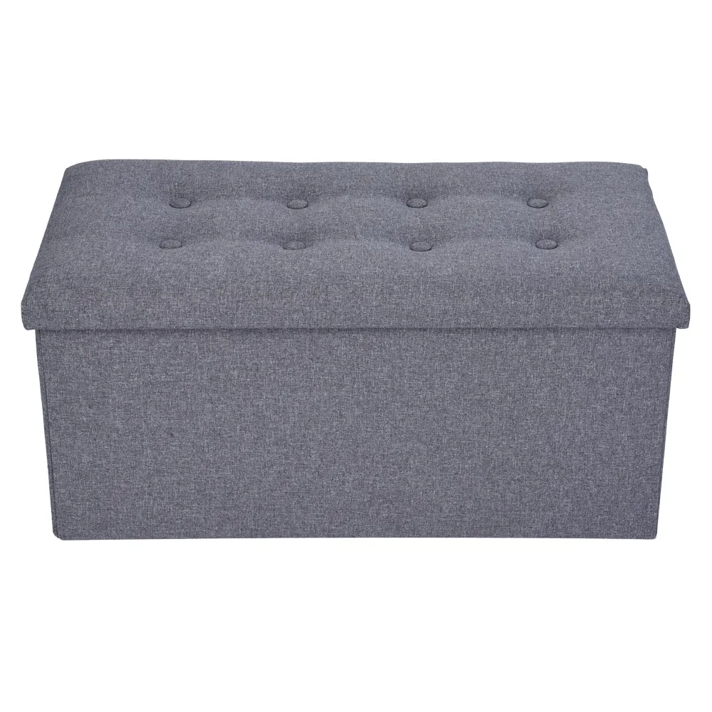 76x38x5 см сиденье сильная грузоподъемность Pouffe ящик для хранения кубической формы белье для дома и офиса Многофункциональный складной стул