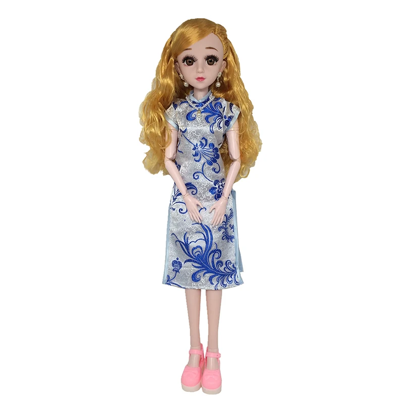 60 см куклы Чонсам в китайском стиле одежда для 1/3 BJD элегантное официальное платье