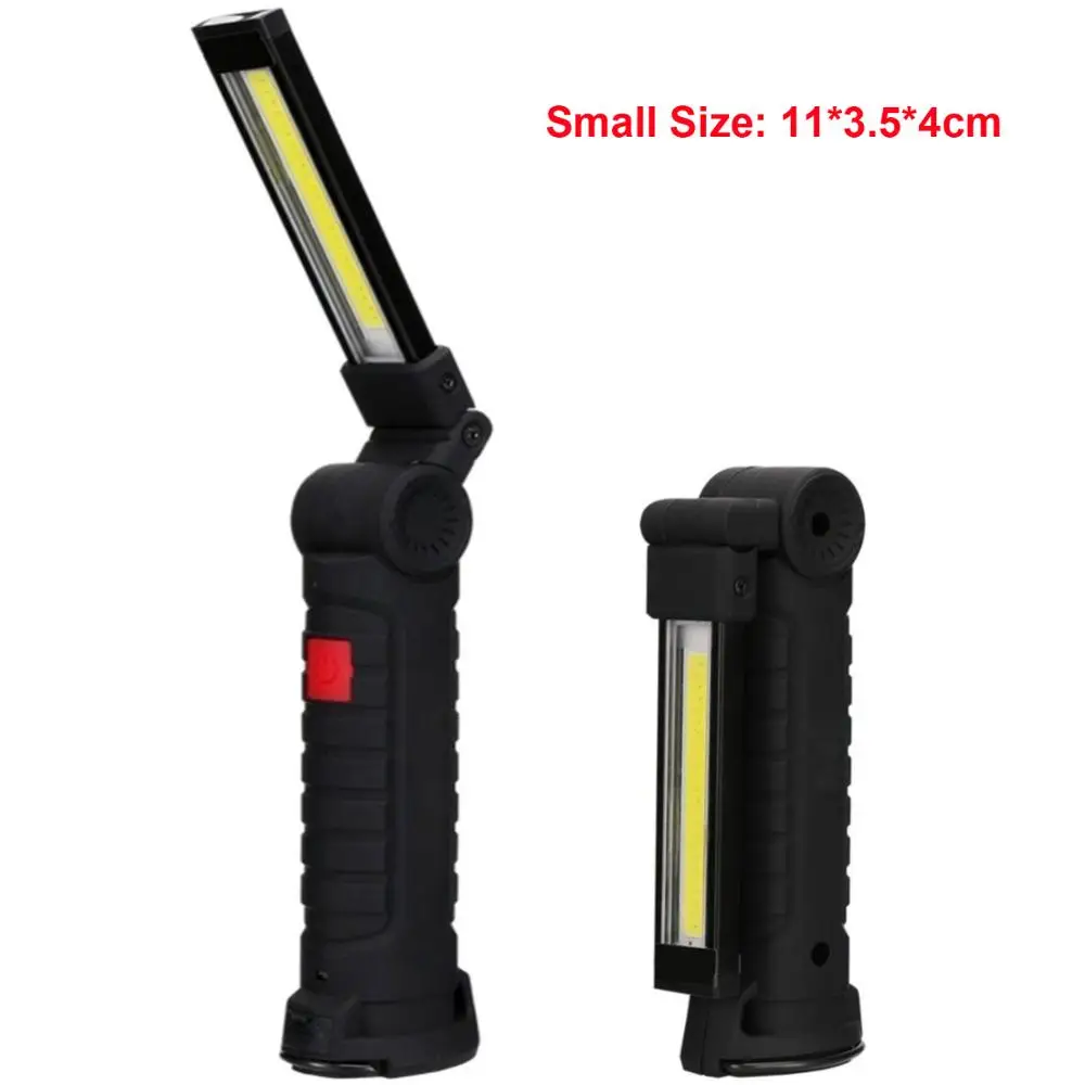 Small Size Lightingview складной COB Рабочий СВЕТОДИОДНЫЙ фонарь с 5 режимами магнита портативный фонарь для ремонта автомобиля Открытый лагерь - Испускаемый цвет: Small Size