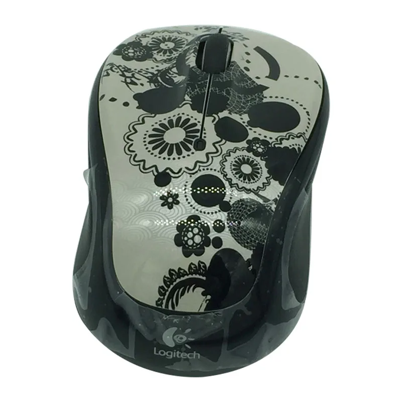 Беспроводная игровая мышь logitech M325 с одним канальным приемником 1000 dpi оптическая - Цвет: black and white
