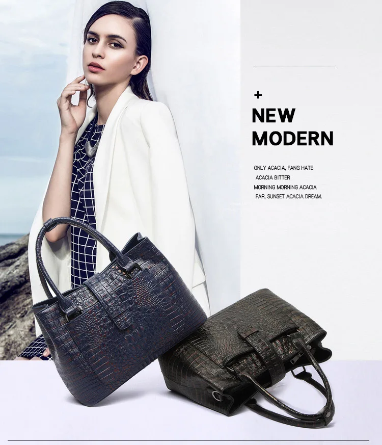 

2019 New Fashion Alligator Women Handbags cow genuine real Leather Ladies Shoulder Bags Female Girl Brand Luxury Crossbody Bag