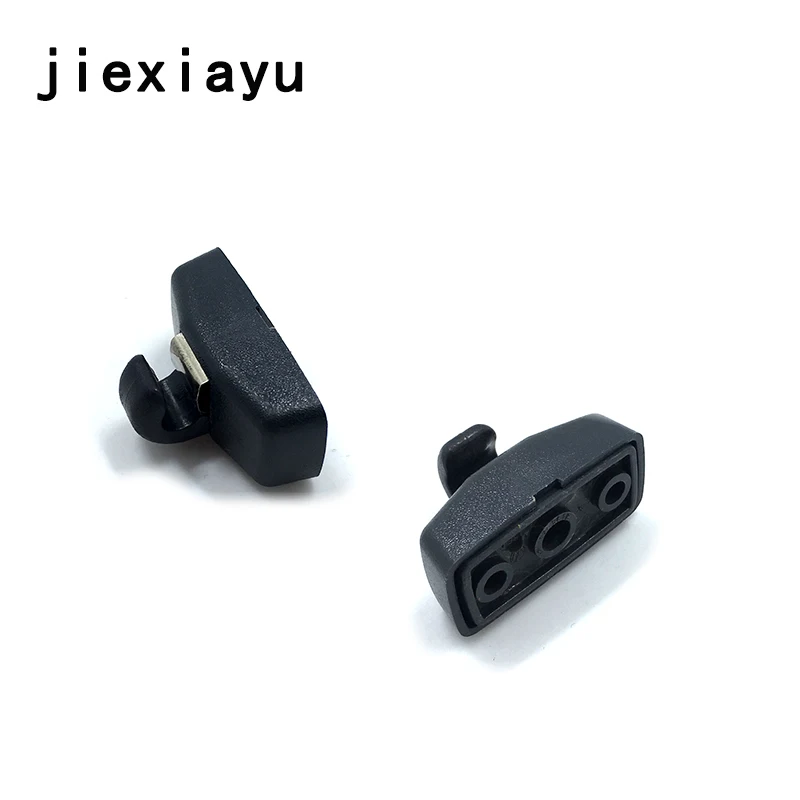 2 шт. OEM черные солнцезащитные козырьки крючки Gol Bora Golf Jetta Passat Polo Beetle Sharan 3B0 857 561 B 82V