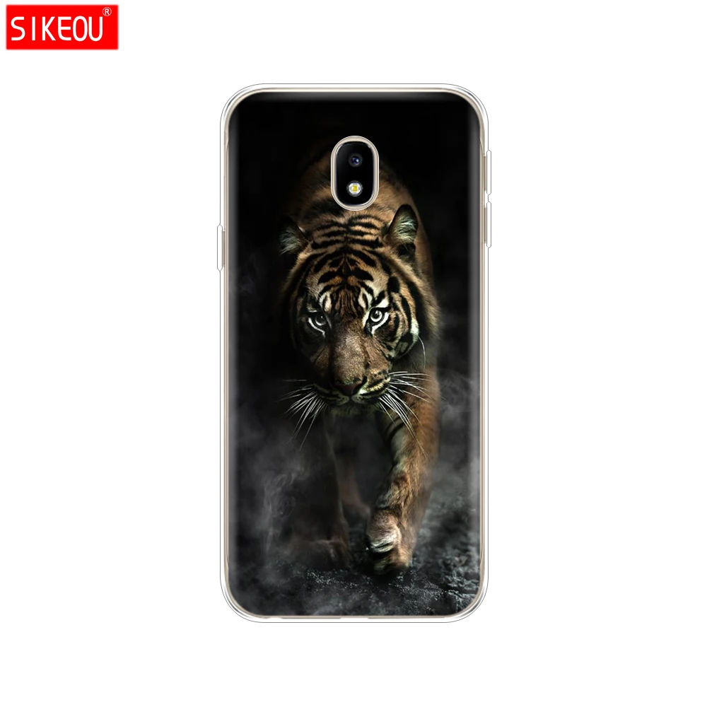 12076 Чехол для телефона для samsung Galaxy J7 J730F J7 Pro Чехол Мягкий ТПУ силиконовый чехол для samsung J7 J730 чехол кошка - Цвет: 12076