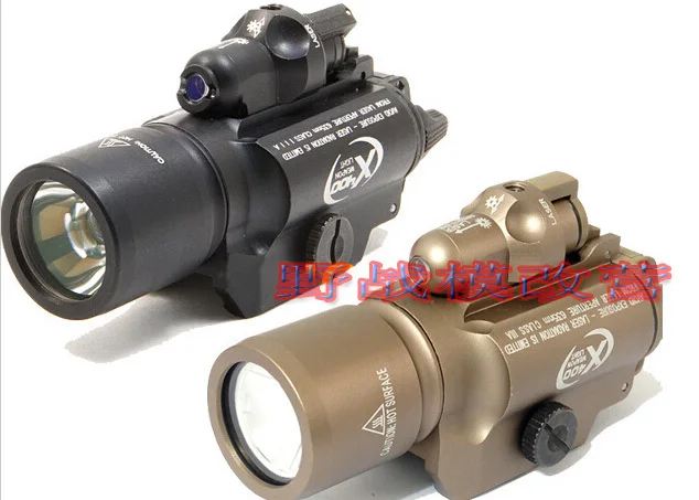 

High Quality S-F X400 LED Tactical Flashlight+red Laser Weapon Lights-Free shipp