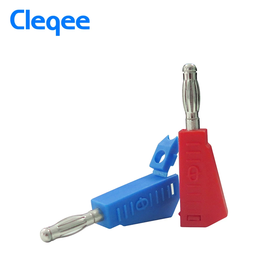 Новинка Cleqee P3002 10 шт. 4 мм Штабелируемый никелированный динамик разъем типа банан