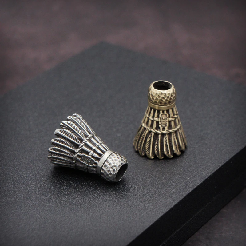 EDC тибетский серебряный латунный нож бусины подвеска искусственные украшения