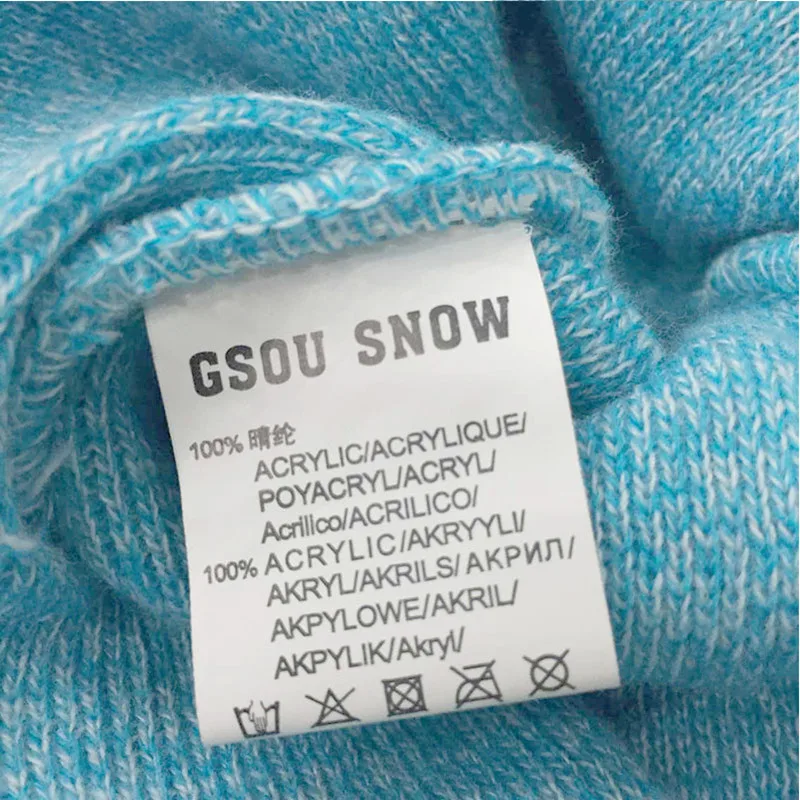 Gsou снежные осенние зимние теплые лыжные головные уборы для мужчин и женщин утолщенная хлопковая вязаная шапка для сноуборда хип-хоп шапка шапочки для катания на коньках