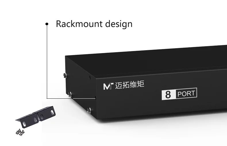 8 портов KVM переключатель VGA USB Ручной Keypress с проводным дистанционным