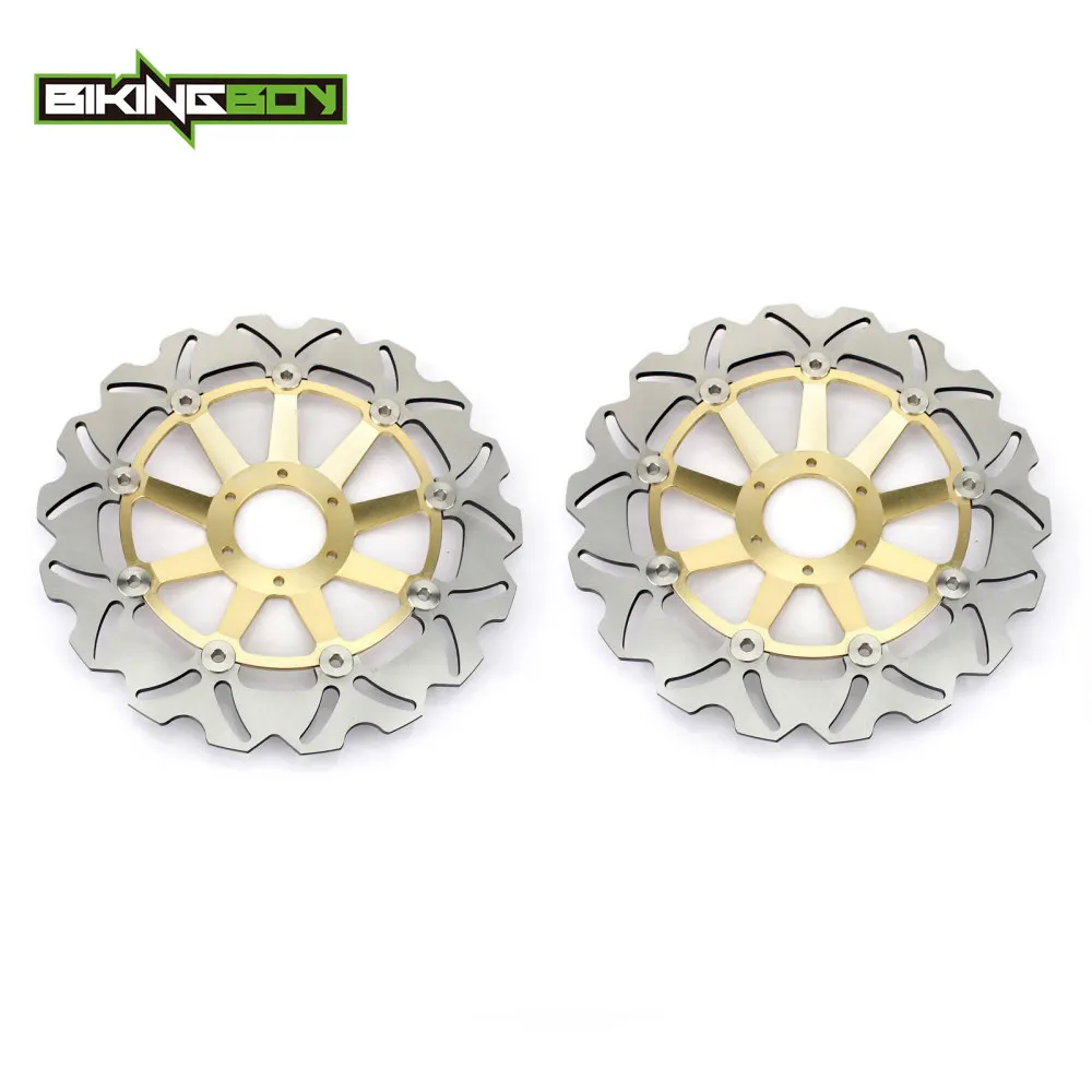 BIKINGBOY передние тормозные диски роторы GL F6C 1500 Valkyrie C Interstate CI Tourer CT 00 01 02 03 GOLD WING 1800 17 16