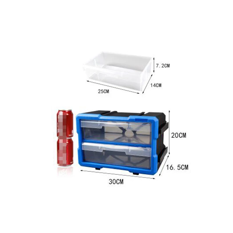 G-1802-Blue 1 шт. ящик для инструментов, коробка для инструментов, классификация ковчега, мульти-ящик с сеткой, тип строительных блоков, чехол, винт, классификация, компонентная коробка - Цвет: G-1802-Blue
