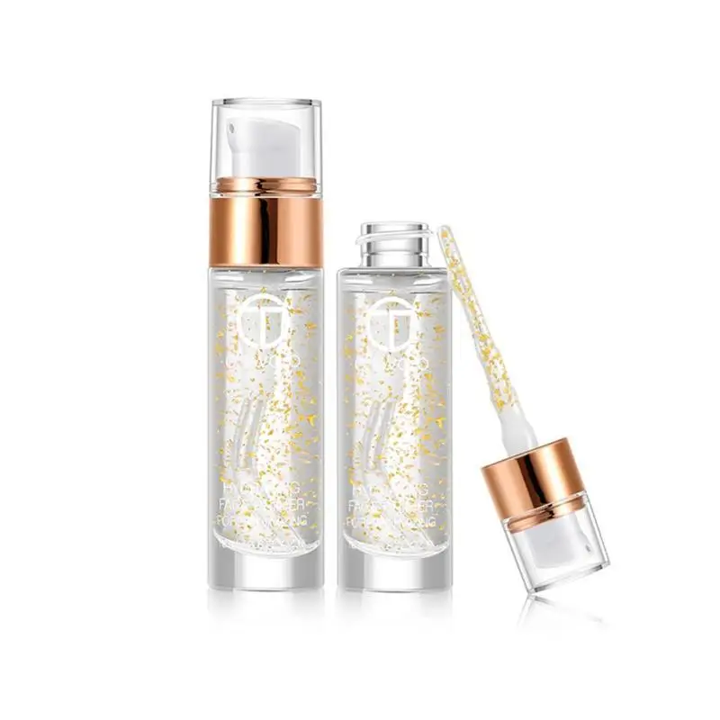 O. TWO. O Gold Drill освежающий Dew Gold foil сажевый перед макияжем гель для лица Эфирное масло перед праймером косметика/основа Увлажняющая - Цвет: as shown