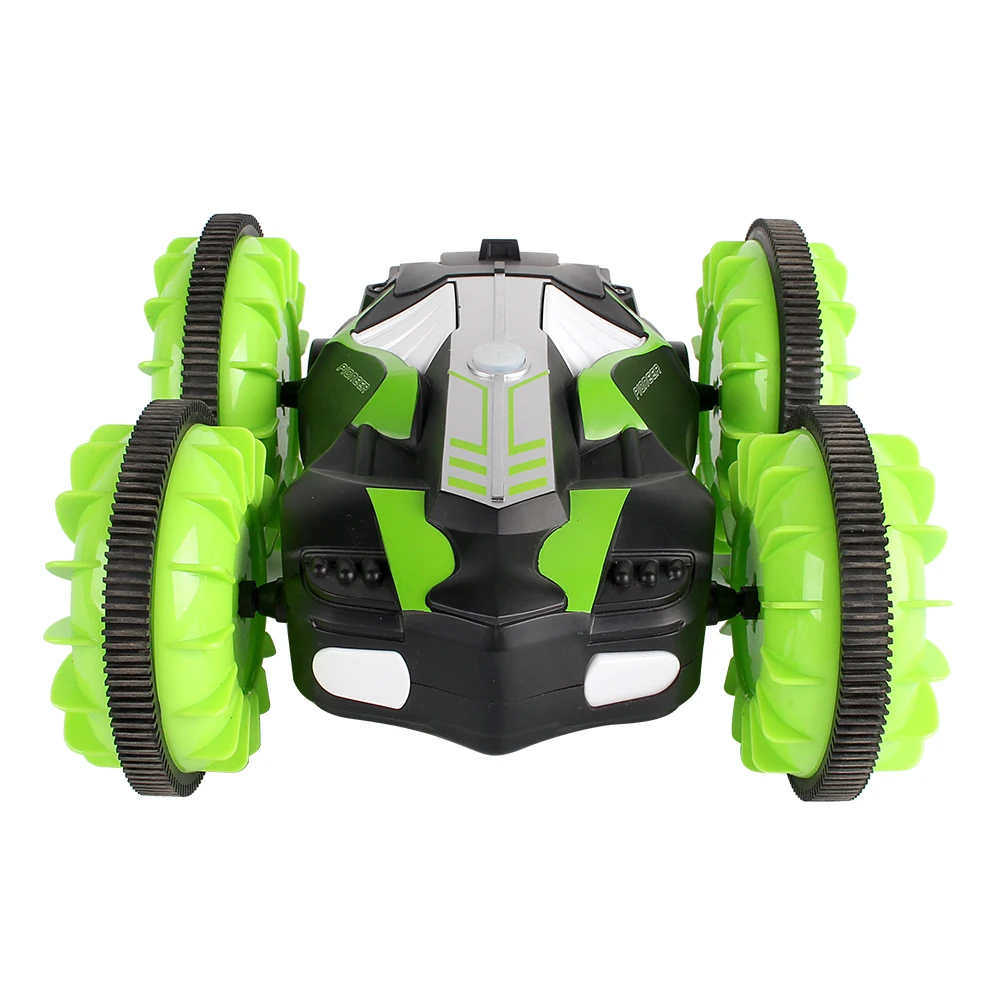 Новый 2 4 ГГц 4WD водонепроницаемая защита двухсторонний амфибия RC трюк