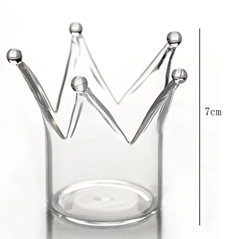 Crown 7 cm 6/8/10/12 см Свеча светильник держатель стильный Чай светильник держатель круглый висячая стеклянная свеча романтические домашний Свадебный декор - Цвет: Crown 7 cm