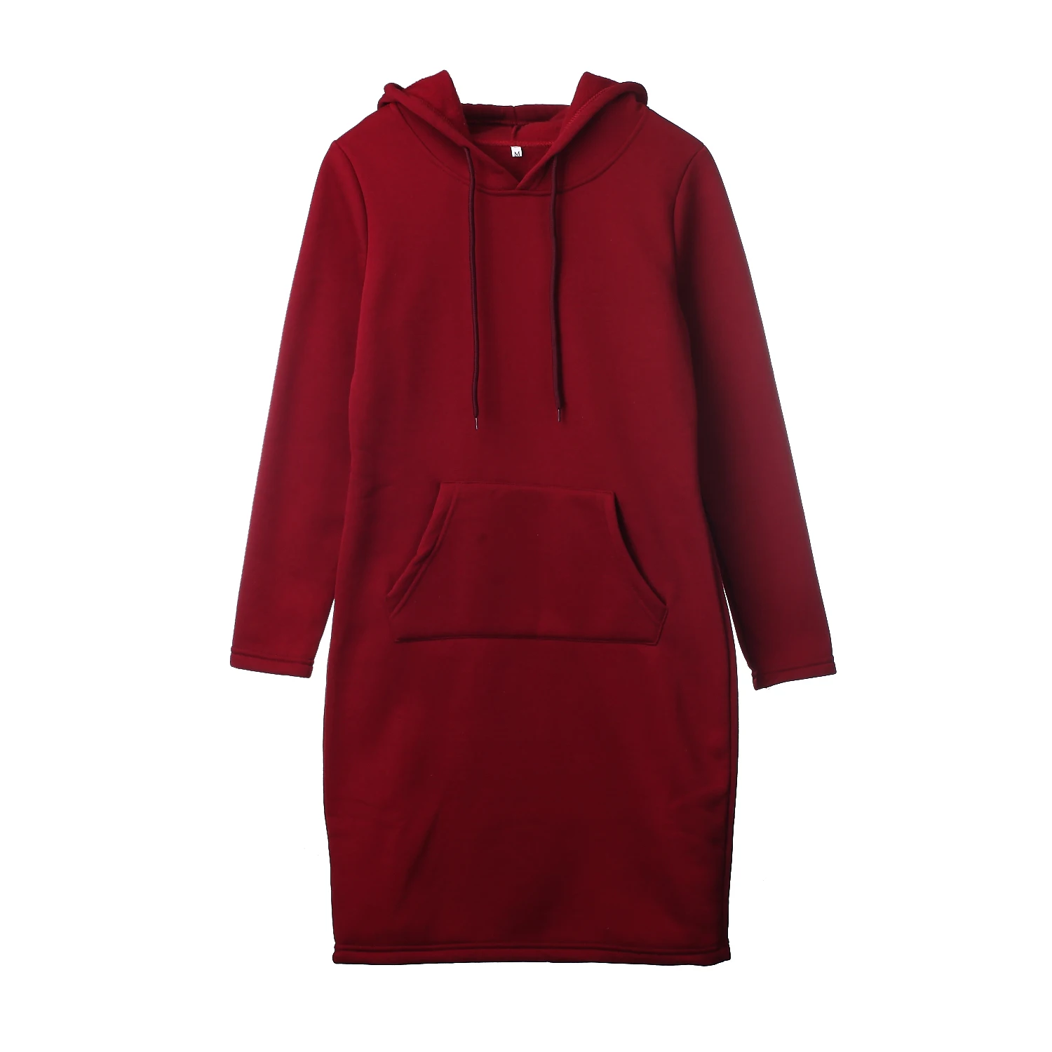 Женское Повседневное платье с капюшоном простое облегающее платье-туника