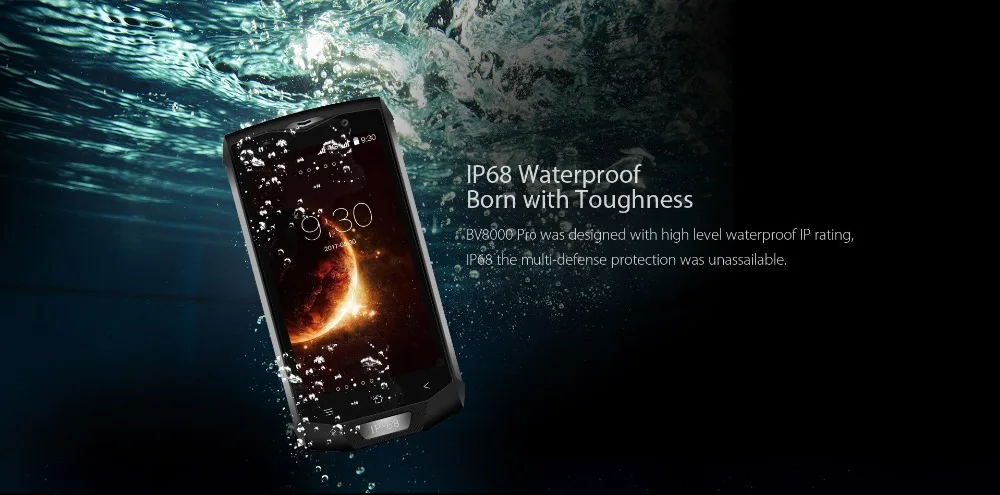 Blackview BV8000 Pro смартфон Водонепроницаемый MT6757 Восьмиядерный 6 ГБ Оперативная память 64 ГБ Встроенная память отпечатков пальцев Dual SIM мобильный телефон 16.0MP Камера NFC