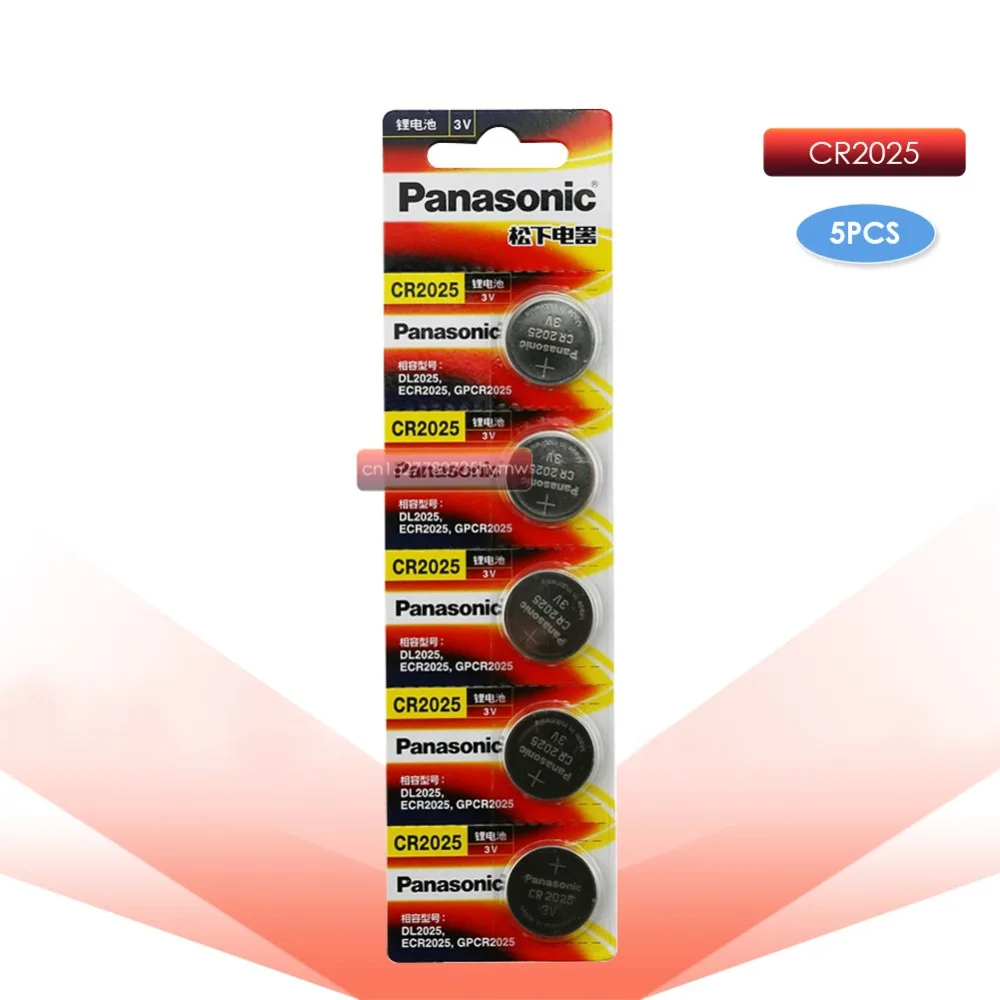 PANASONIC 2 шт. cr2025 ECR2025 BR2025 DL2025 KCR2025 LM2025 3 В литиевая батарейка для часов автомобиля игрушки