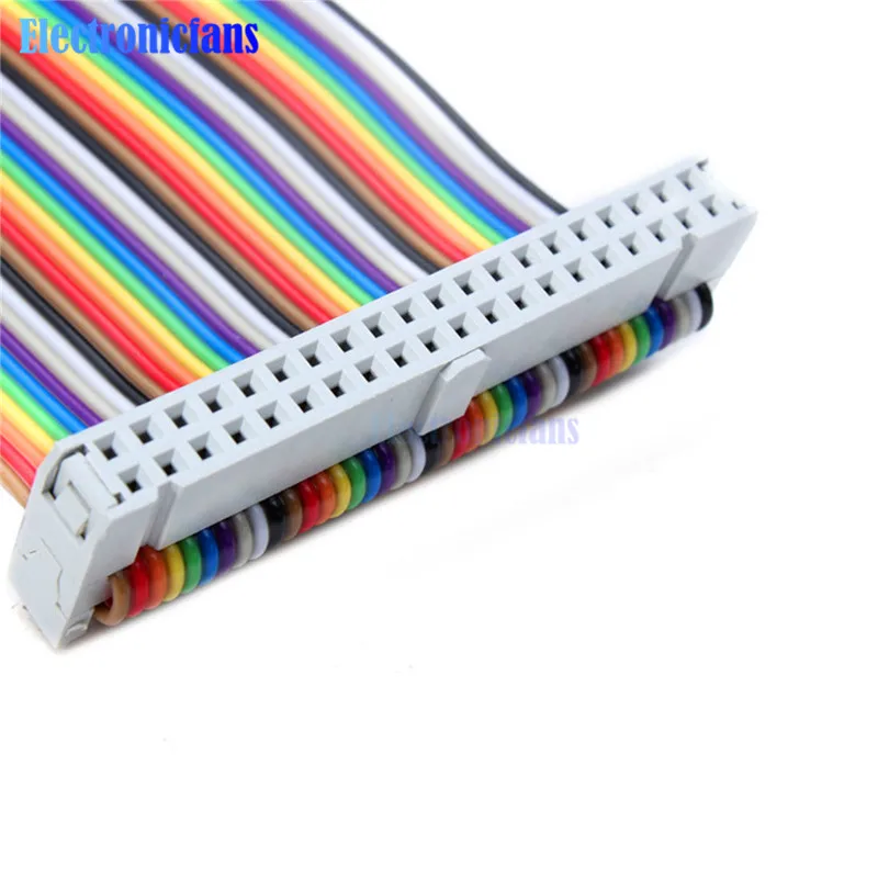 Новейший 20 см 40 PIN 40PIN Way GPIO Rainbow ленточный кабель для Raspberry Pi Model B / +|cable gpio|cable ribboncable