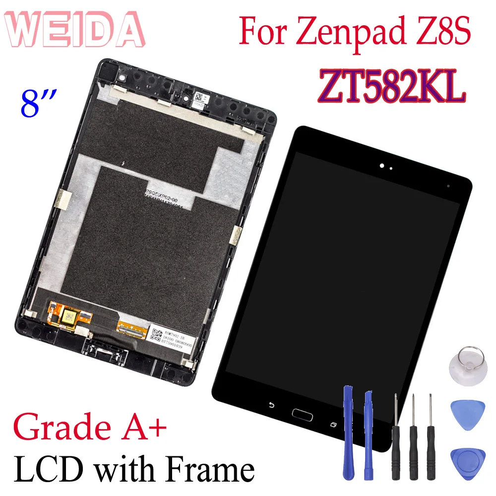 ЖК дисплей WEIDA 8 дюймов для Asus Zenpad Z8S ZT582KL ZT582 с сенсорным экраном в сборе рамка P00J