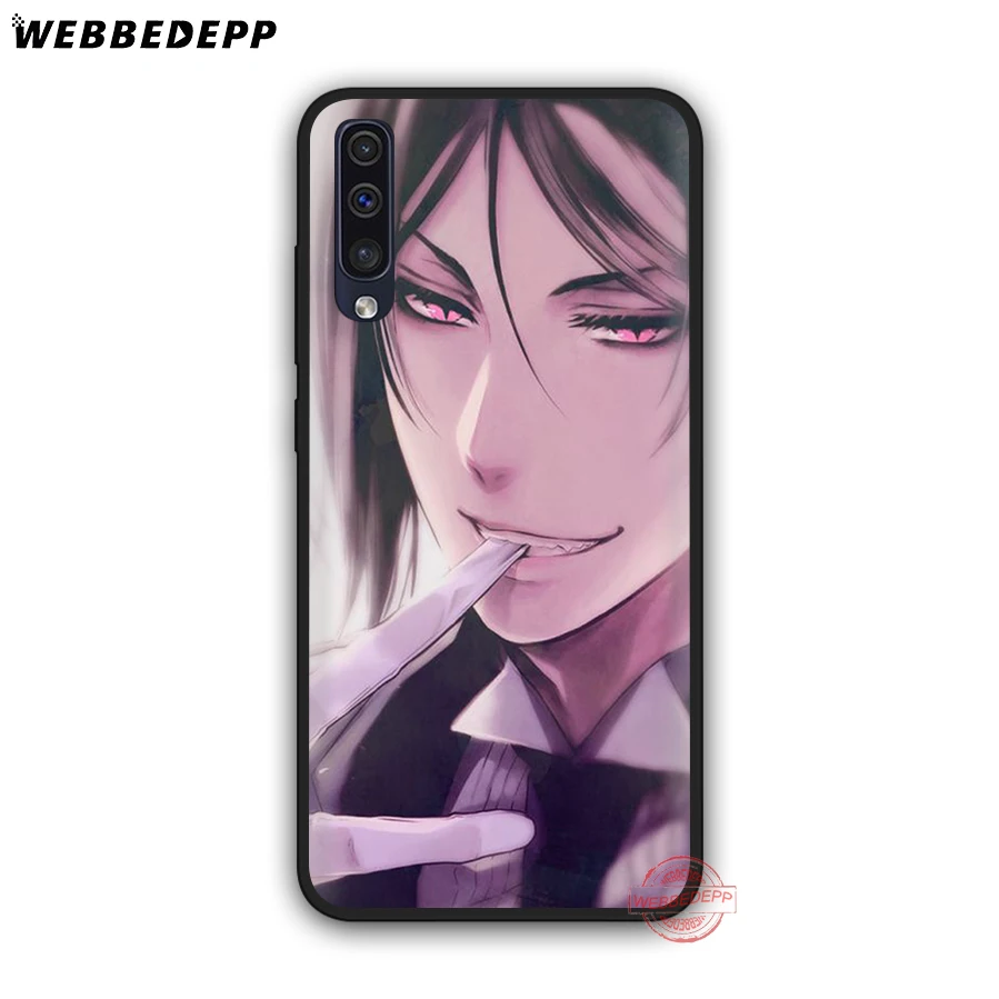 WEBBEDEPP Anime Black Butler Soft Phone Case for Samsung A50s A40s A30s A20s A10s A60 A70 M10 M20 M30 M40 Cases | Мобильные телефоны