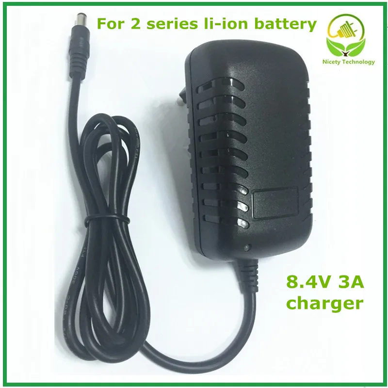 8 4 V 3A 5 5x2 1 мм AC DC Питание адаптер Зарядное устройство для 7 2 18650 Li Ion po Батарея