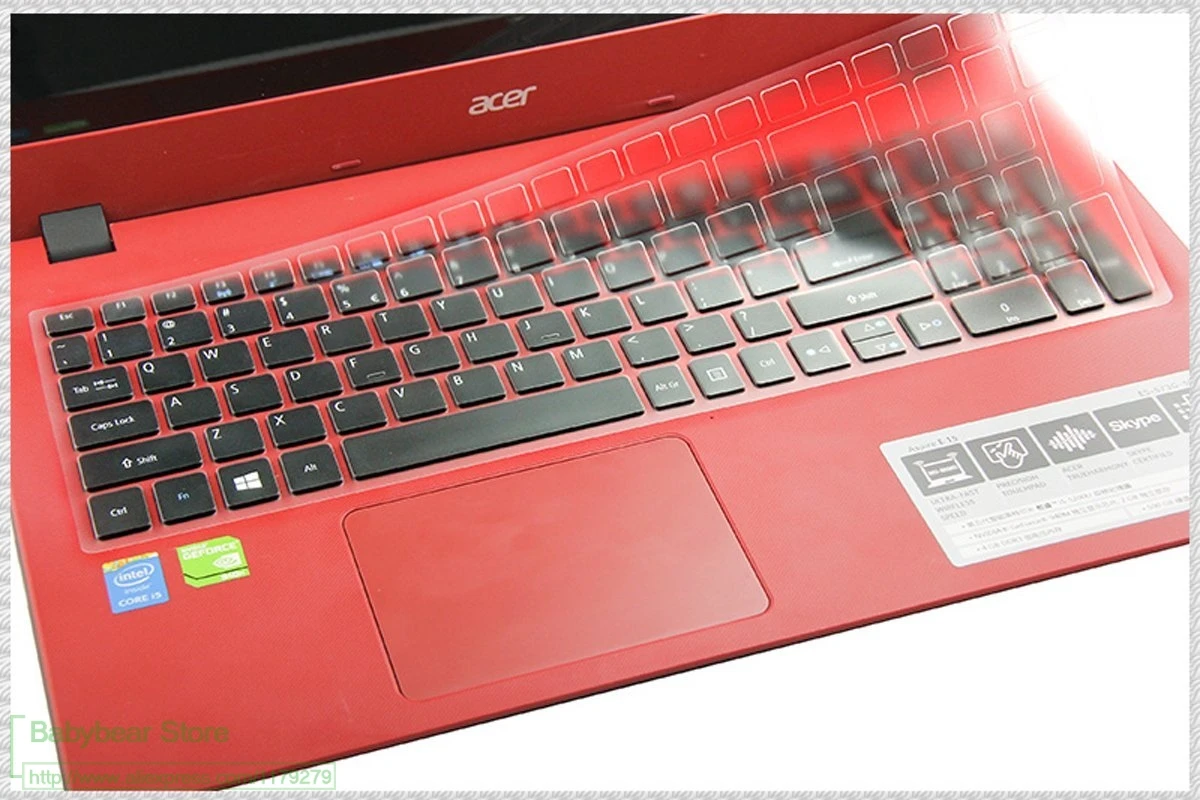 Ультратонкая защитная накладка на клавиатуру из тпу для Acer Aspire E 15 V3 574 574Tg 575 575G E5 573