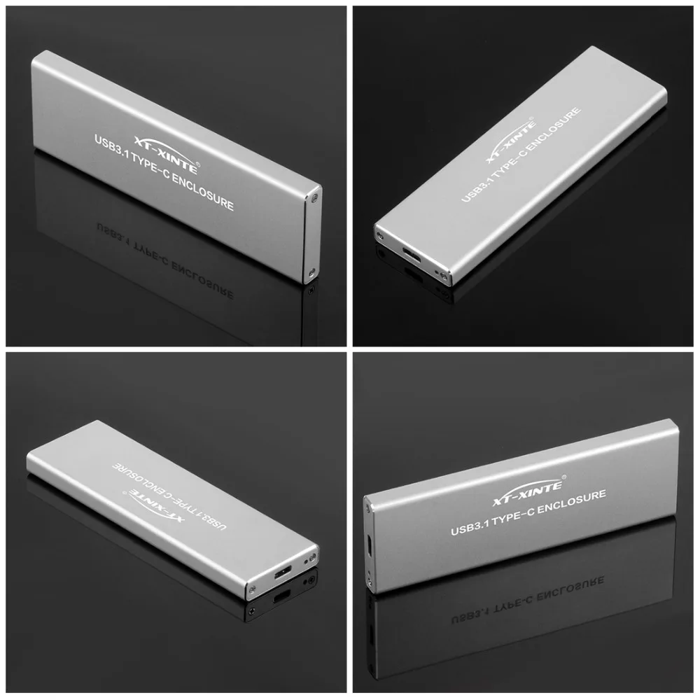 USB3.1 к M.2 M-Key type-C корпус 10 Гбит/с адаптер конвертер карт внешний металлический NVME Корпус чехол+ USB кабель