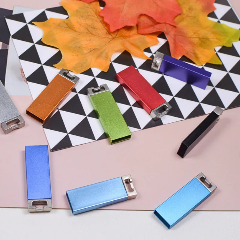 Флэш-накопитель USB сделай сам 1 ГБ 2 Гб мини металлическая Флэшка карта с реальной