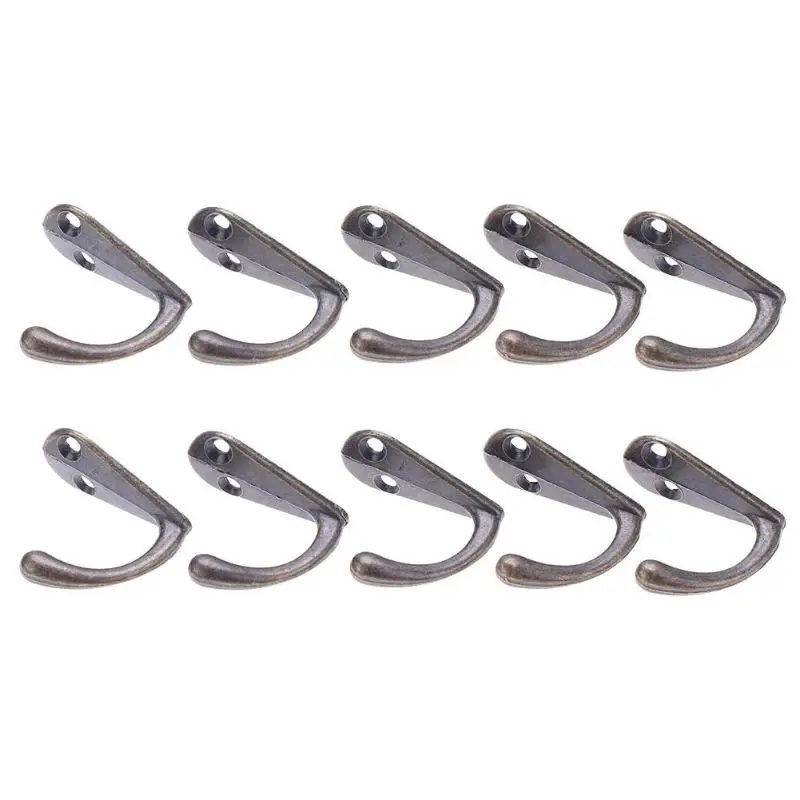 10pcs Милые полки для дома, держатели для ключей, 4 крючка, настенный органайзер для хранения, настенная вешалка для дома, подвесные крючки, украшение для дома - Цвет: 10pcs