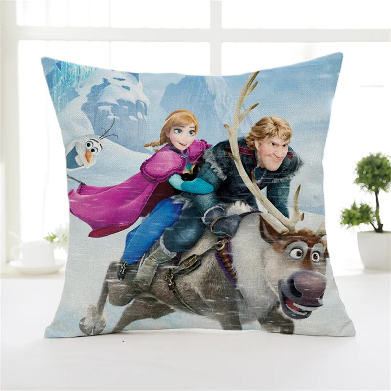 8 45x45 см чехол для подушки disney Frozen, домашний текстиль, детская парная наволочка для девочек, декоративные наволочки, чехол для гостиной - Цвет: 8