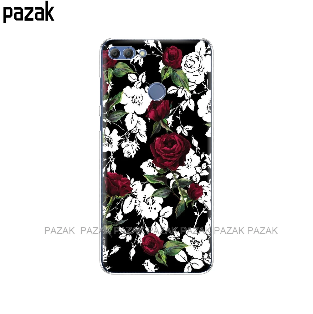 34297 Силиконовый чехол для телефона для huawei Y9 чехол s Мягкий ТПУ чехол для телефона Полный 360 защитный цветной дизайн - Цвет: 34297