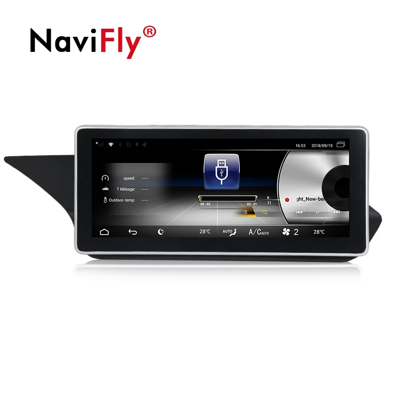 NaviFly 10,2" 3 ГБ+ 32 Гб 4G LTE gps Android 7,1 Автомобильный мультимедийный плеер для Benz E Class W212 2009- Авторадио Стерео Плеер