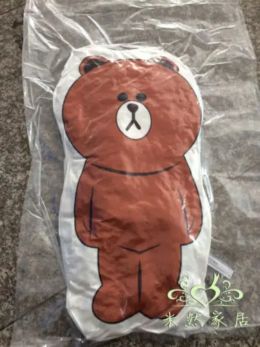 Линия друзья бурый медведь белый кони кролик банни подушки плюшевые игрушки