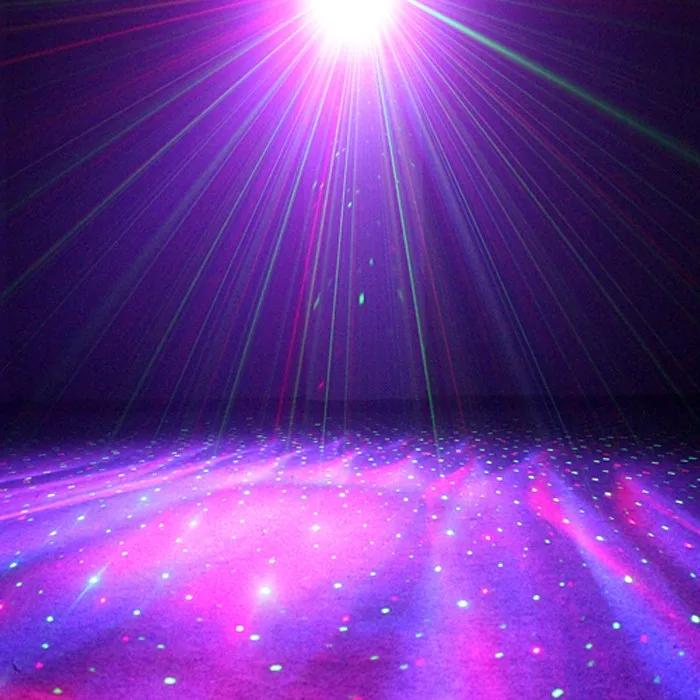 Фото Chims Remote Water Galaxy Effect Full RG сценический лазерный свет цветной RGB светодиодный свет Fiesta сценическая Рождественская вечеринка метеоритный дождь ... №4