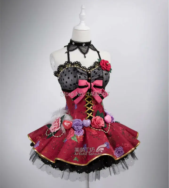 Love Live Honoka Kotori Umi Eli Nozomi Maki Rin Hanayo Nico Devil ver cos платье для косплея костюм на Хэллоуин демон