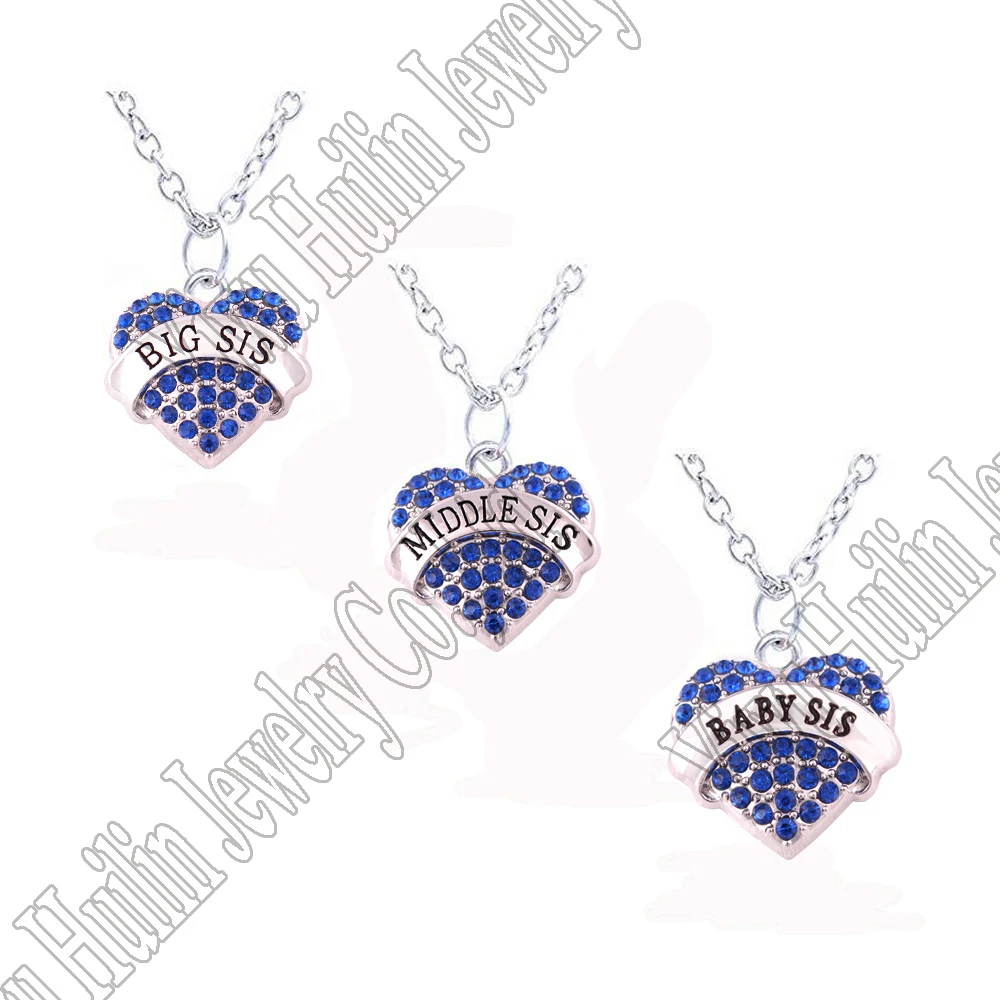 Комплект ювелирных изделий для всей семьи большая Sis средняя сестра малышка