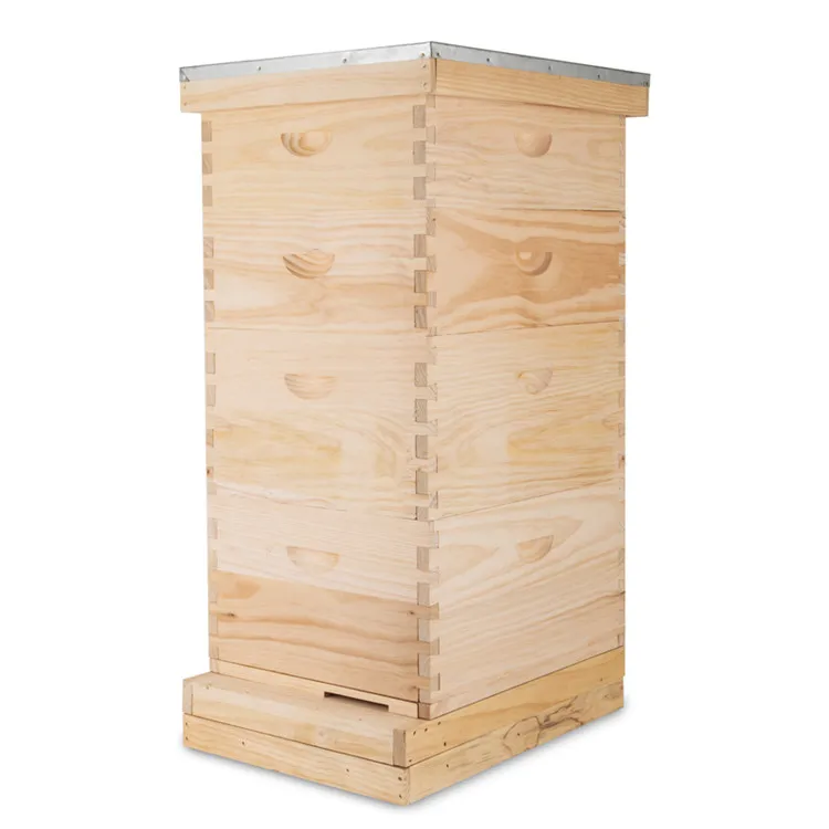 Новый Lang Box Bee Hive 10 Frame 2 Deep Medium (включает все рамки и основы) четыре слоя|Инструменты