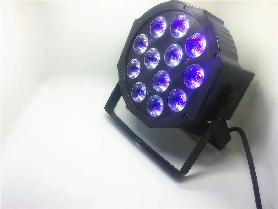 CREE RGBWA UV 12x18 Вт LED плоский SlimPar Quad Luce 6in1 DJ Wash сценический свет dmx luce della lampada 6/10