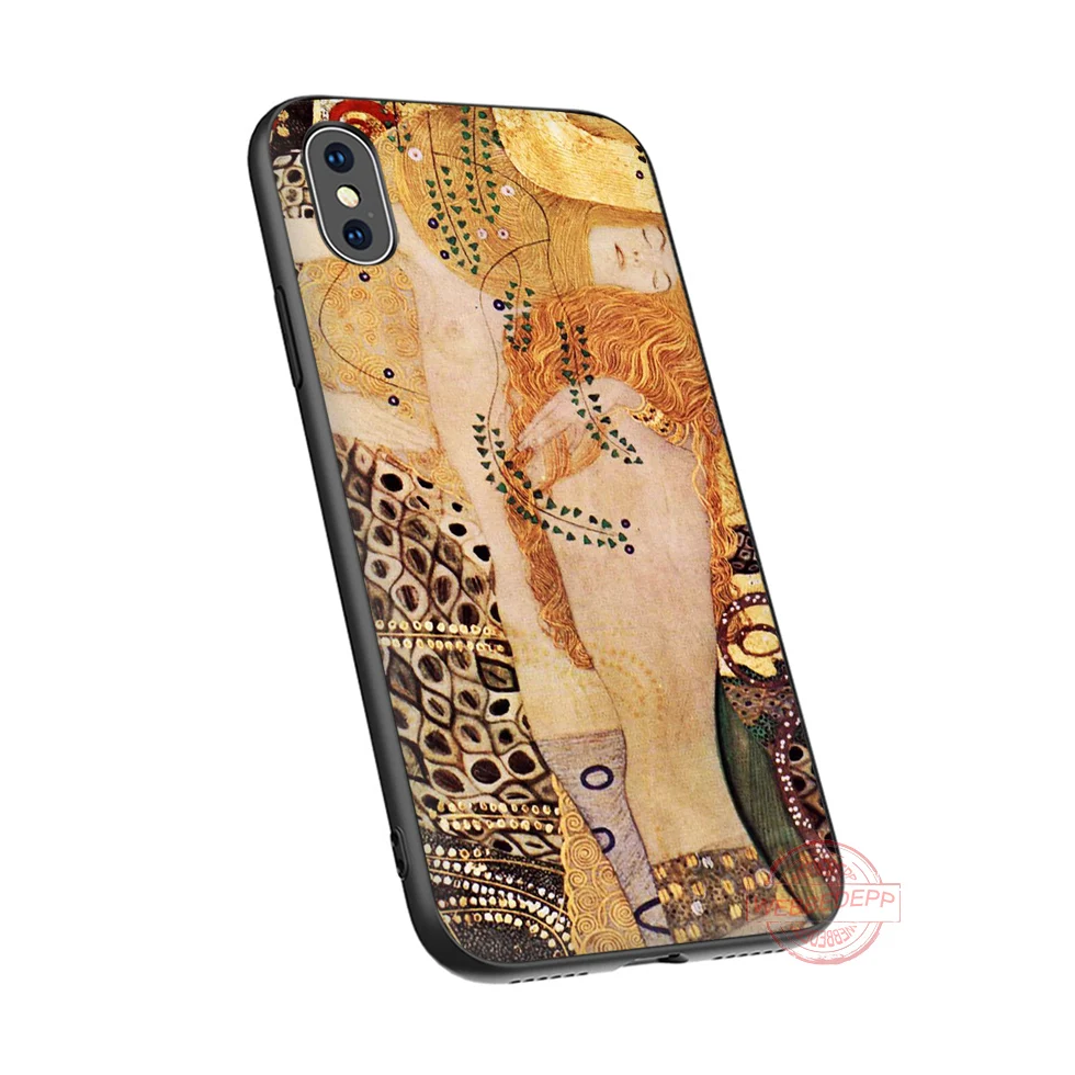 WEBBEDEPP Gustav Климт Мягкий силиконовый чехол для телефона iPhone 5 6 7 8 Plus X XS XR Max.11 11peo 11proMax