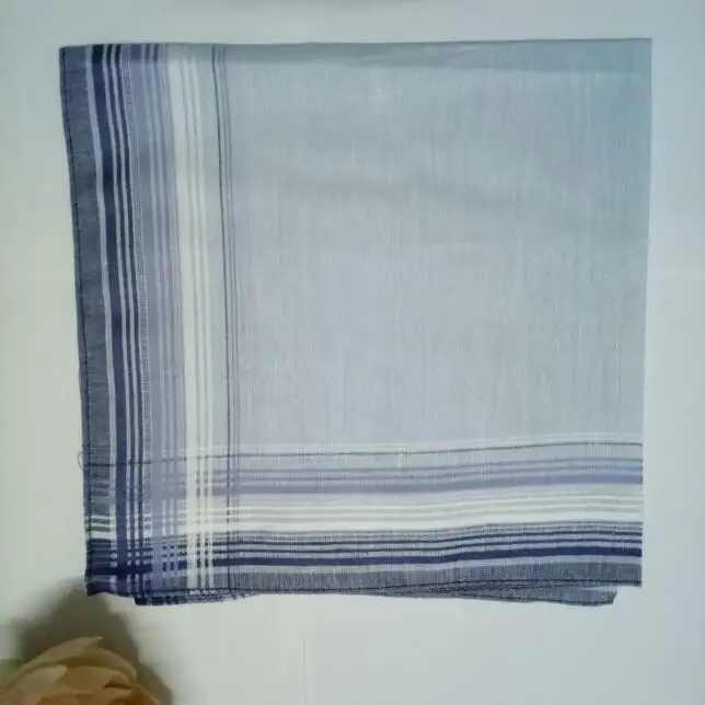 6 шт./лот, хлопок, носовые платки для мужчин и женщин, 40*40 см, карманные квадратные шарфы, клетчатые винтажные носовые платки