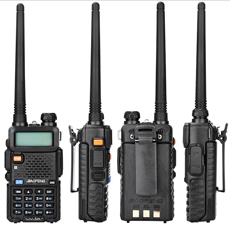 Baofeng UV5R двухстороннее радио Dual-Band UV5R переносной любительский радиоприёмник рации CB радио с USB программирования и RH-771 антенны