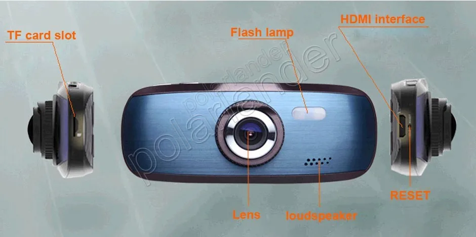 Автомобильный видеорегистратор HD 2 7 дюйма для путешествий G датчик ночное