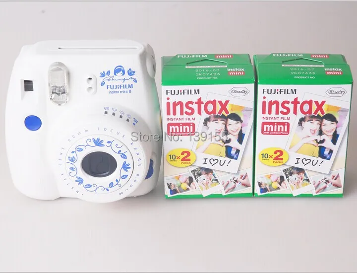 Новое Fujifilm Instax мини 8 шанхай девушка мгновенной фотографии + 2 коробк. мини-близнец