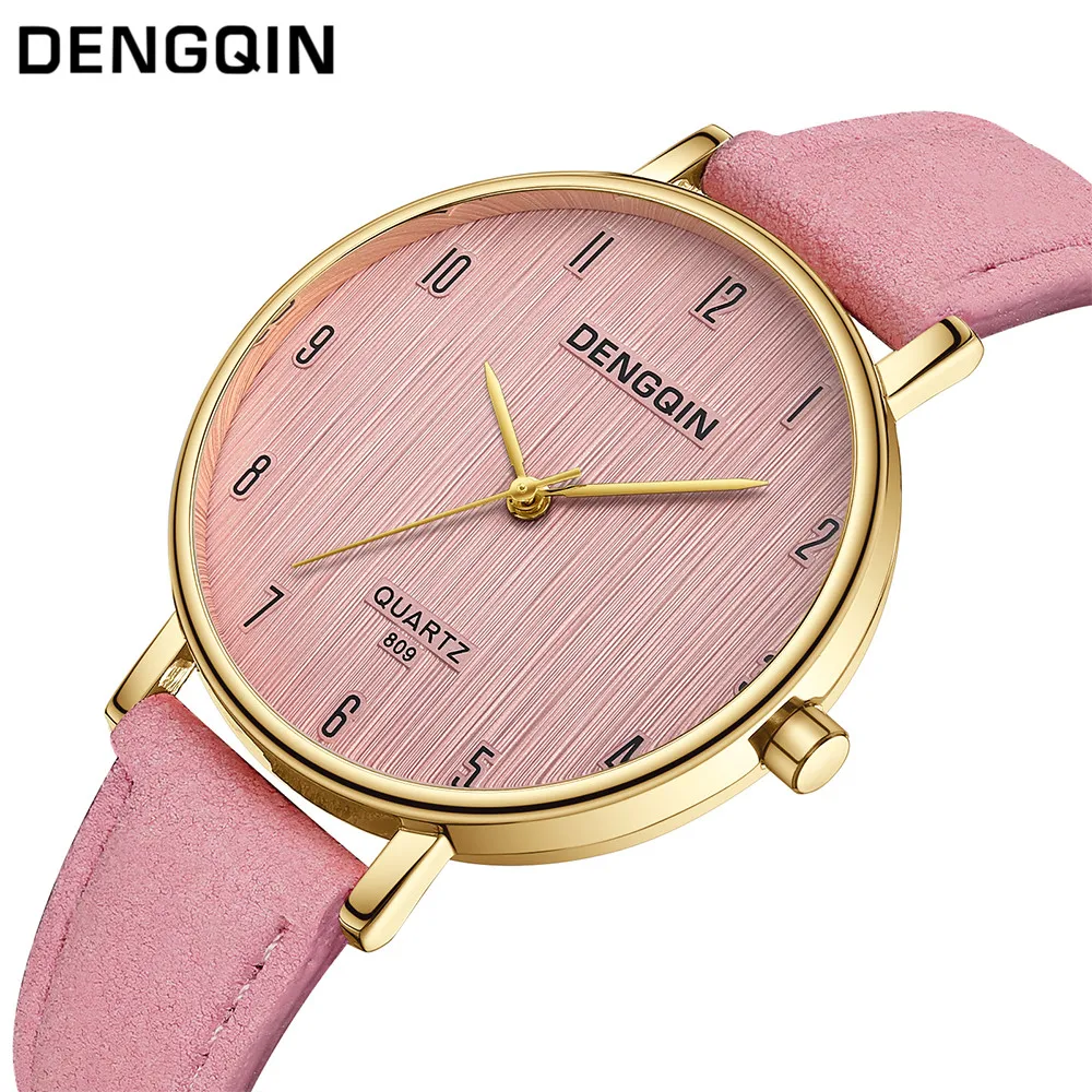 Montre Femme,, женские часы, модные часы с кожаным ремешком, аналоговые кварцевые наручные часы с бриллиантами, роскошные Relogio Feminino